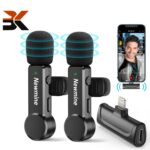 میکروفون یقه ای دو عددی بی سیم برند Newmine مدل MC88