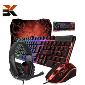 ست ماوس و کیبورد هدست RGB برند Orzly مدل RX250