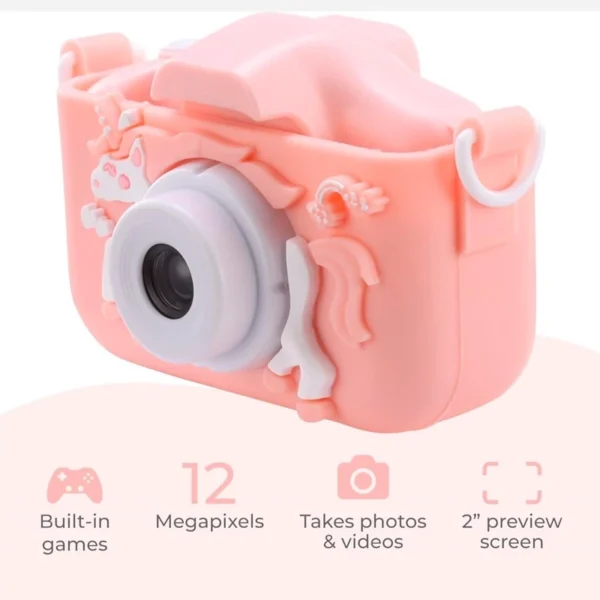 دوربین دیجیتال کودکان 20MP با بدنه ضد ضربه و صفحه نمایش HD - تصویر 12