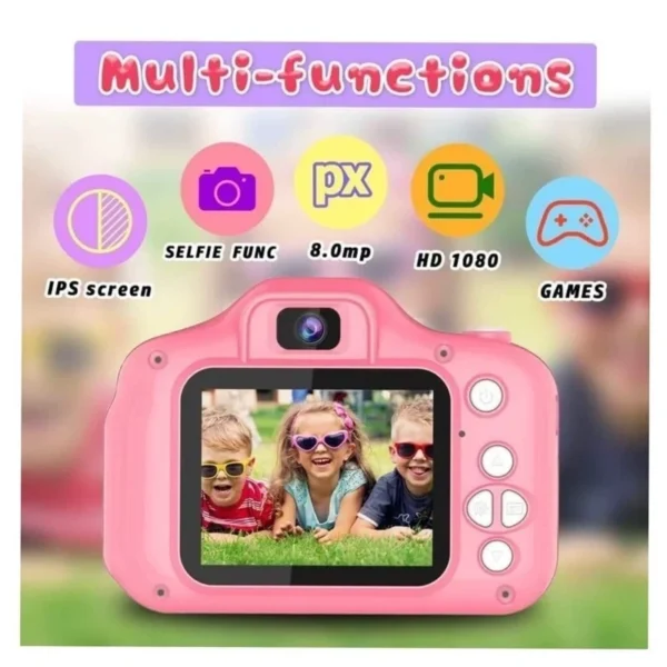 دوربین عکاسی و فیلمبرداری کودکان مدل C6 با کارت حافظه 32GB - تصویر 3