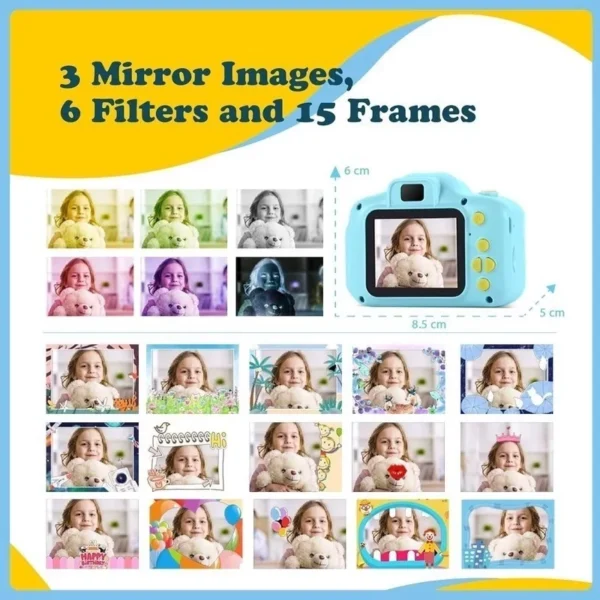 دوربین عکاسی و فیلمبرداری کودکان مدل C6 با کارت حافظه 32GB - تصویر 10