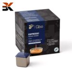 کپسول‌های قهوه ممتاز برند Espresso Indian Kaveri Tchibo Qbo، بسته ۲۷ عددی (اسپرسو، شدت ۱۰/۱۰، شدید و تند)