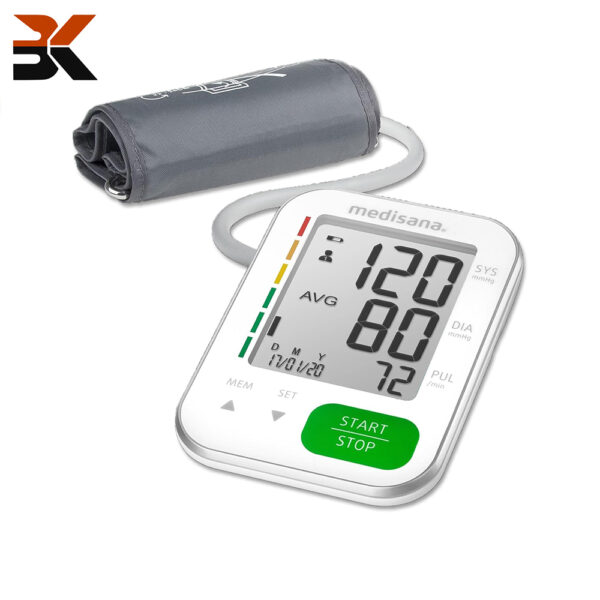فشارسنج دیجیتالی بازویی مدیسانا مدل BU 565 تشخیص آریتمی قلب و حافظه دو کاربر