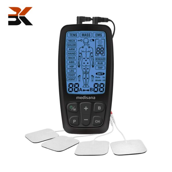 دستگاه تنس و EMS مدیسانا مدل TT 205 ماساژور الکتروتراپی 3 کاره تسکین درد و تقویت عضلات با 60 برنامه