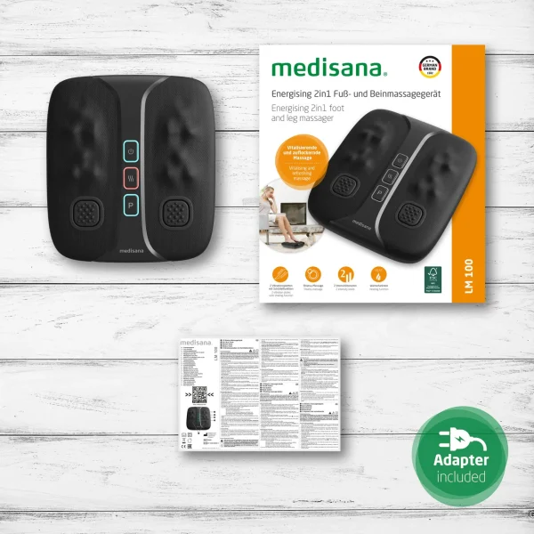 ماساژور پا و ساق پا شیاتسو، لرزشی و گرمایشی مدیسانا مدل LM 100 - تصویر 2